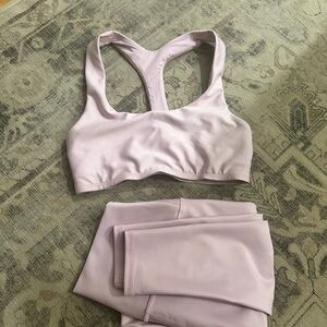 Alo Yoga Airlift Sugarplum Pink Set